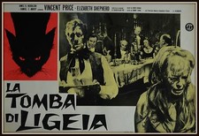 Fotobusta tomba ligeia - tomba, di