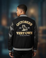 OVO Giacca Nera Varsity –