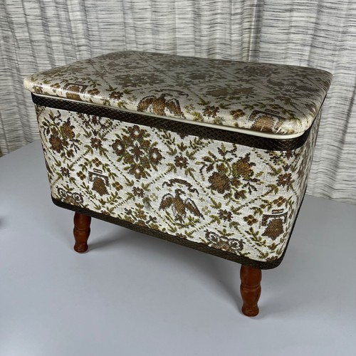 Panca ottomana vintage metà