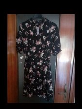 Vestito estivo nero con stampa