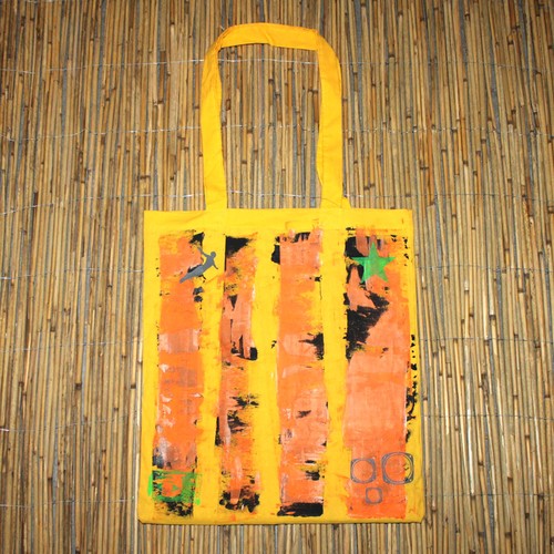 Borsa tessuto stripes - tessuto, &