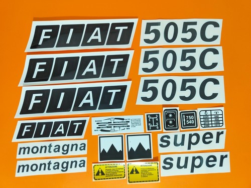 Adesivi decalcomanie fiat 505 - fiat,