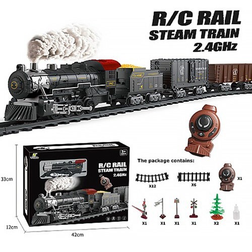 Set treno vapore con - treno,