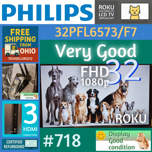 Philips 1080p fhd roku - 1080p,