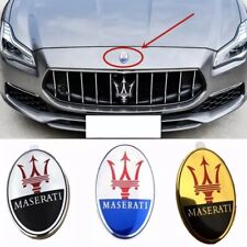 Per Maserati 1PCS Cofano Auto Anteriore Decorare Emblemi Ornamenti Grecale Ghibli