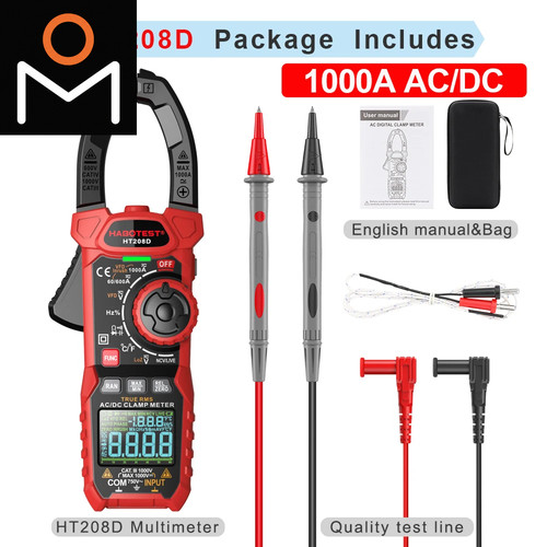 Ht208a misuratore a - ac/dc,