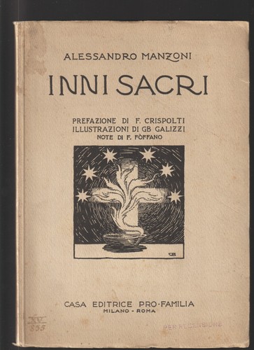 Alessandro manzoni inni sacri - manzoni,