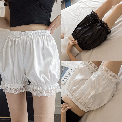 Con pizzo bianco bloomers - pizzo,