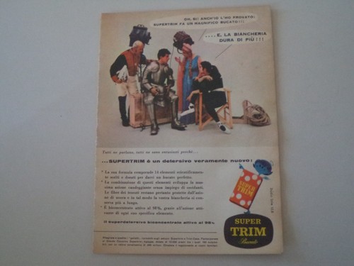 Advertising pubblicità 1958 - pubblicità,