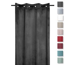 Tenda confezionata in velluto