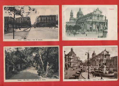 Catania lotto 8 cartoline - -,