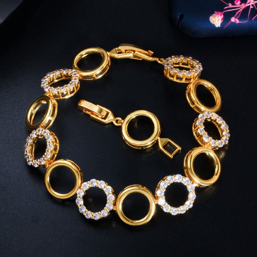 Bracciale tennis zirconi tondi - bracciale,