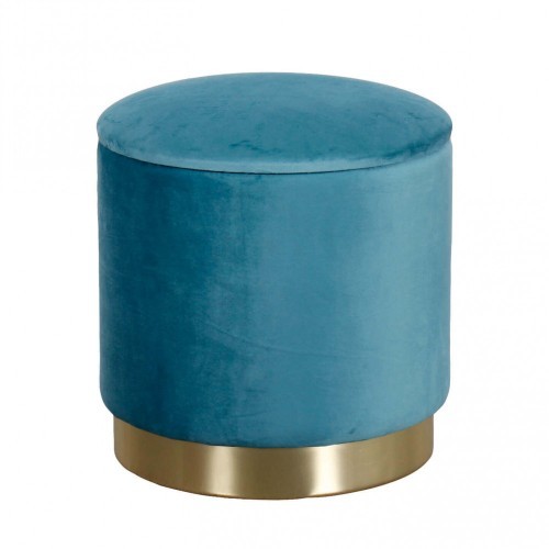 Pouf poggiapiedi rotondo - pouf,
