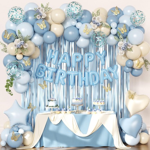 Decorazioni compleanno blu - compleanno,