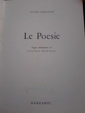 GUIDO GOZZANO" Le Poesie"1960