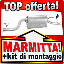 Silenziatore Posteriore per