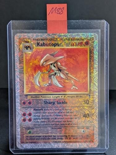 Carta pokemon tcg kabutops - carta,