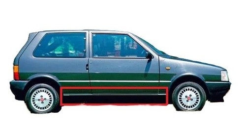 Coppia minigonne laterali - coppia,