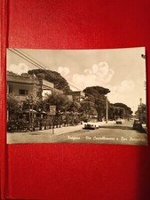 CARTOLINA  FREGENE - VIA CASTELLAMARE E BAR PARADISO - VIAGGIATA 1966