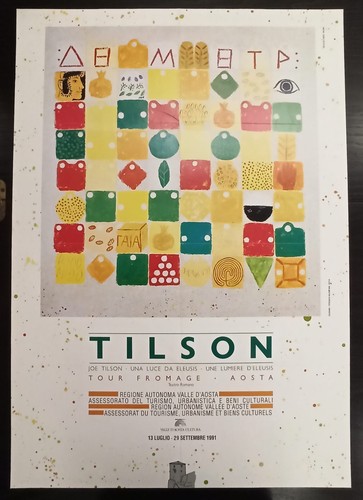 Poster joe tilson una luce - joe, da
