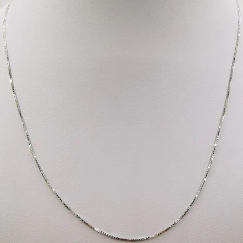 Collana veneziana oro bianco - collana,