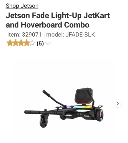 Jetson fade light jet kart - light,