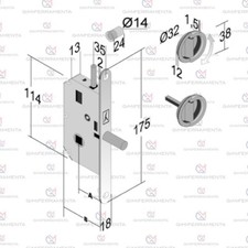 Kit Porte Libro Doppio Anello 61 Cromo Satinato