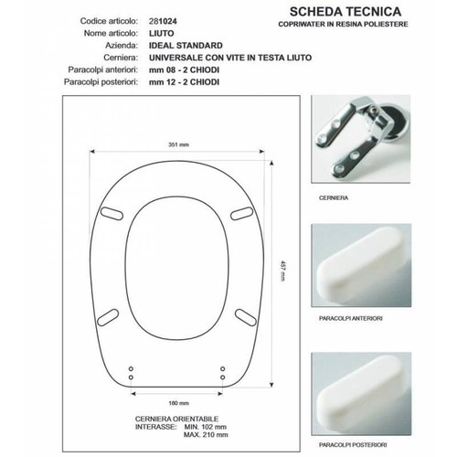 Copriwater ideal standard - copriwater,