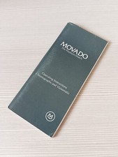 MOVADO Libretto Istruzioni Orologio Cronografo Quarzo Vizio Automatico 
