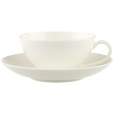 Villeroy & Boch - Anmut bianco - 6 tazze the con piatto 10-4545-1260