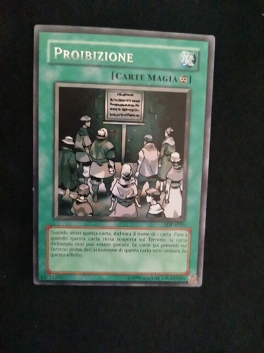 Carta proibizione - yu, oh