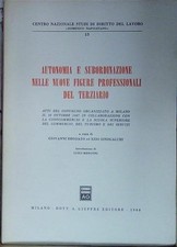 AUTONOMIA E SUBORDINAZIONE NELLE NUOVE FIGURE PROFESSIONALI DEL TERZIARIO