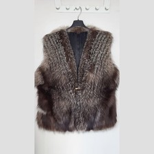 Gilet in pelliccia nuova volpe