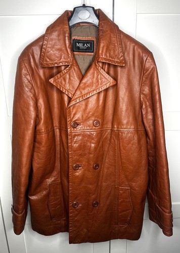 Giacca vera pelle vintage