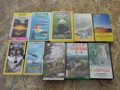 Lotto vhs vintage - 10,