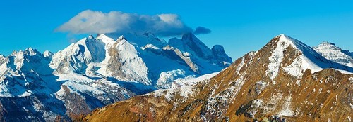 Quadro paesaggio marmolada - quadro,