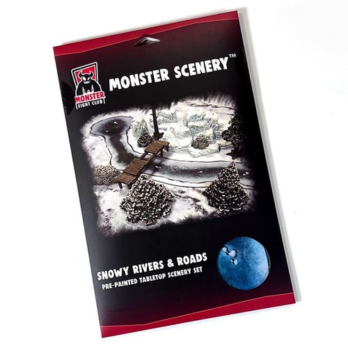 Monster scenery snowy roads - monster, scenery: