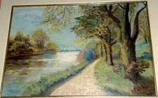 PITTURA  a olio  scuola