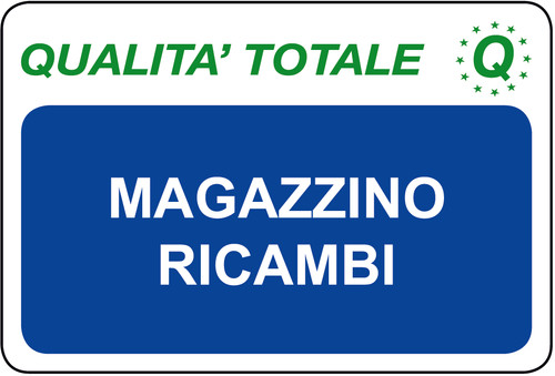 Adesivo segnaletica magazzino - adesivo,