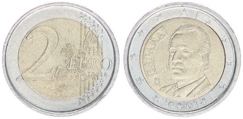 Euro spagna 2001 - euro,