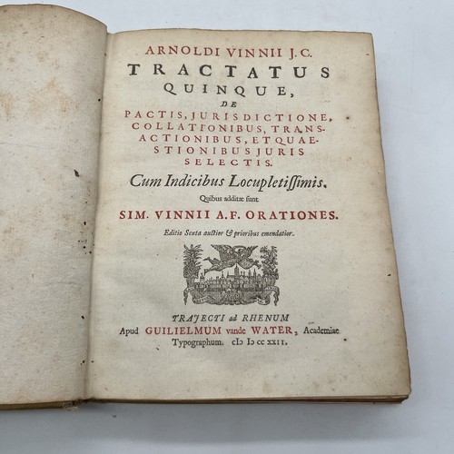 Arnoldi vinnii tractatus - c,