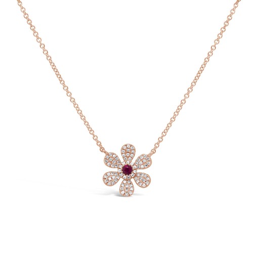 14k oro rosa diamante - 14k,
