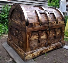 Cassapanca grande in legno -