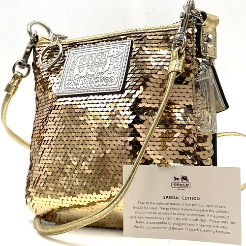 Coach poppy paillettes piccola - poppy,