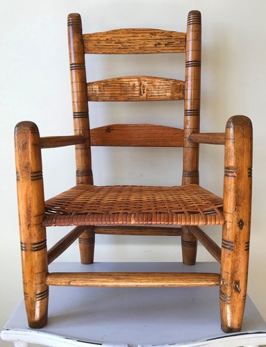 Antica sedia bambino con - da,