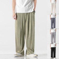 Men's Wide Elasticated Pleated