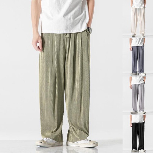 Pantaloni uomo pieghettati - pantaloni,
