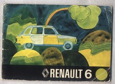 Manuale Uso E Manutenzioe Renault 6 - Vintage Anni 70