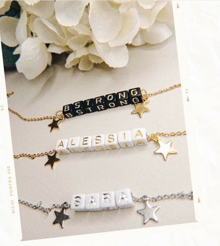 Collana acciaio con nome