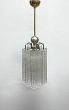 Lampadario con tubi di Murano Vintage attribuito a Venini